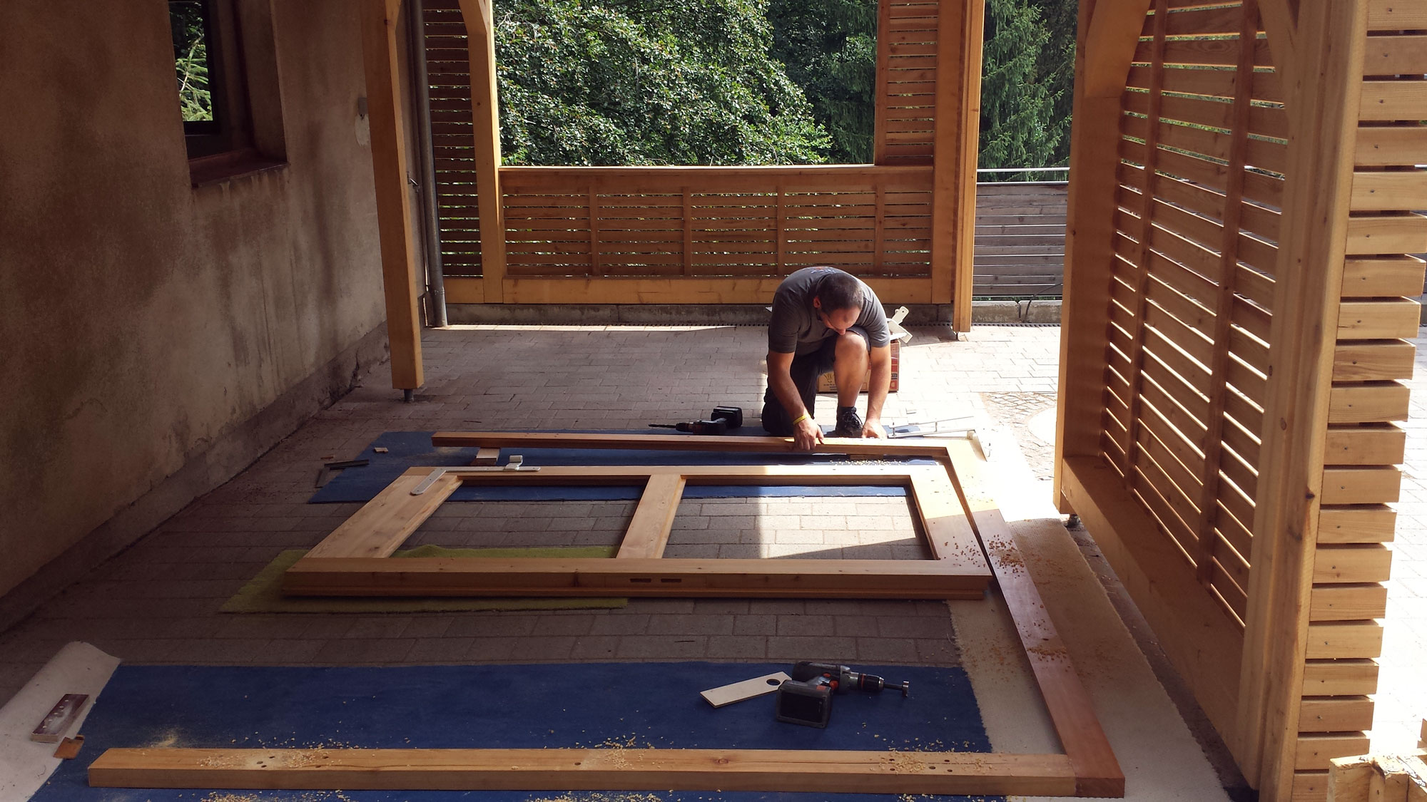 Neubau Garagentor - idee+werk